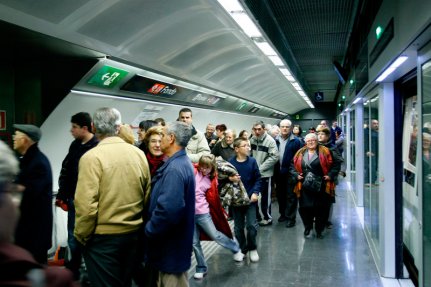 Alstom Metropolis metrkocsi  Barcelonban