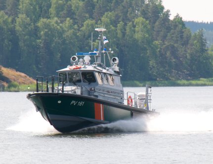 Finn őrhajó Scania motorral