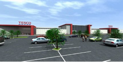 TESCO �ruh�z b�v�t�si munk�latait kezdte meg a Grabarics Kft.