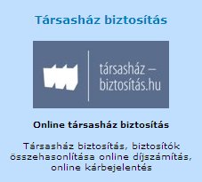 T�rsash�z biztos�t�s, biztos�t�k �sszehasonl�t�sa  online d�jsz�m�t�s, online k�rbejelent�s