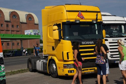 XXIV. Nemzetk�zi Kamionos Country Tal�lkoz�, Kamionos felvonul�s  Szeged 2014