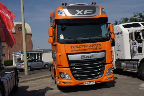 XXIV. Nemzetk�zi Kamionos Country Tal�lkoz�, Kamionos felvonul�s  Szeged 2014