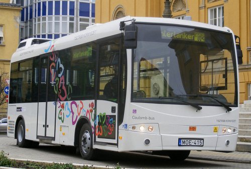Elektromos meghajtású INTER TAN-KER Zrt. midibusz
