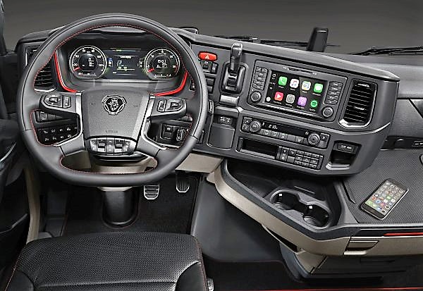 Scania Apple CarPlay