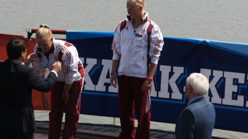 Kajak - Kenu Vil�gkupa 2013 Szeged, K�r�sz Anna �s Vad Ninetta 