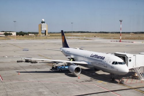 Budapest Airport kilátóterasza a 2A Terminál tetején