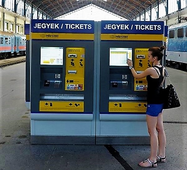 MÁV jegyértékesítő automaták