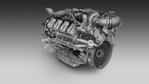 Scania Euro 6 V8 730 lóerős motor