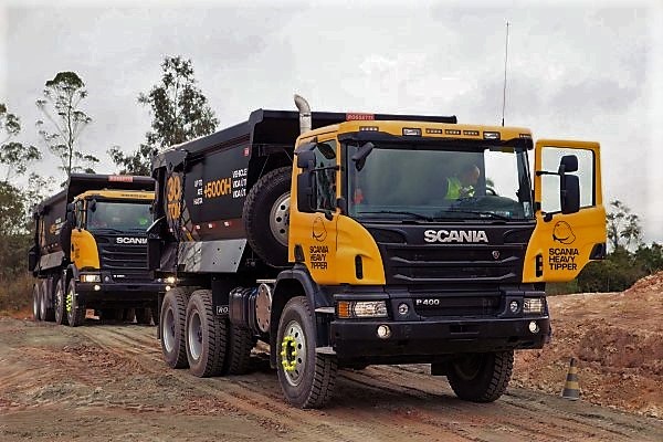 Scania Heavy Tipper billencsek