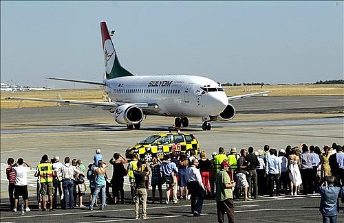 Sólyom Hungarian Airways első Boeing 737-500