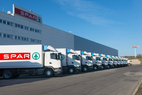 SPAR Scania/Schwarzmüller tehergépjárművek