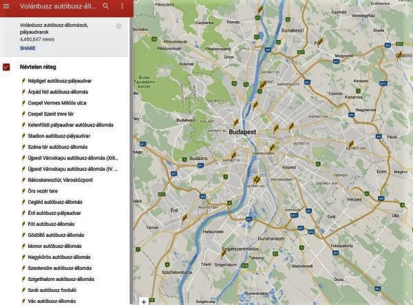 Volán Google Térkép