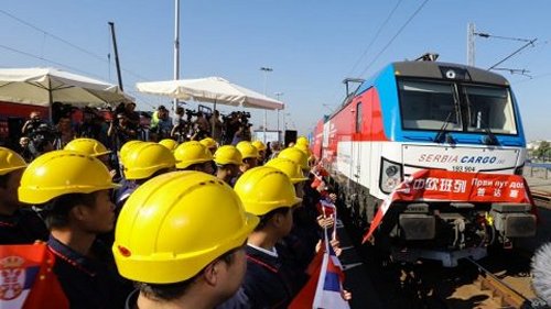 Vasúti teherszállítás Kína és Szerbia